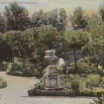 Postcard of Urn and Path